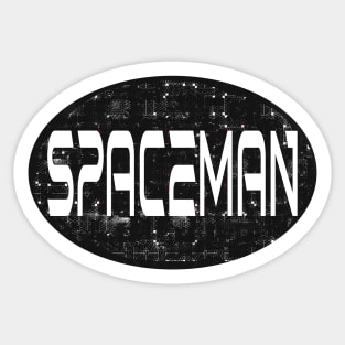 Planet X Spaceman Logo Science Fiction Sci fi Sticker